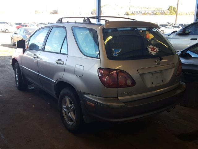 JT6HF10U7X0058862 - 1999 LEXUS RX 300 TAN photo 3