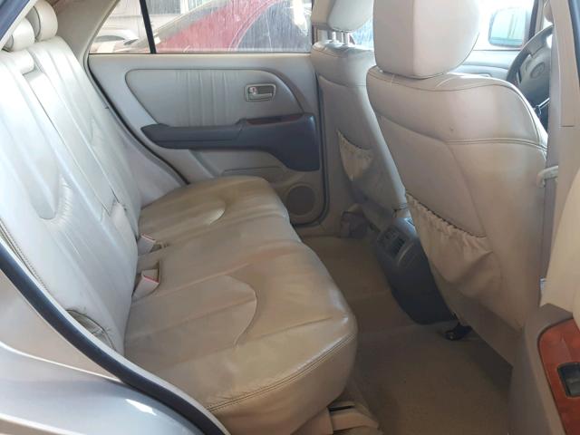 JT6HF10U7X0058862 - 1999 LEXUS RX 300 TAN photo 6