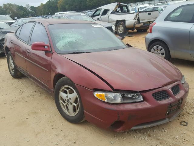 1G2WP52K81F209040 - 2001 PONTIAC GRAND PRIX BURGUNDY photo 1