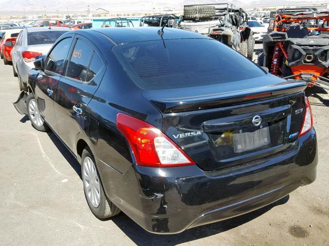 3N1CN7AP0GL878398 - 2016 NISSAN VERSA S BLACK photo 3