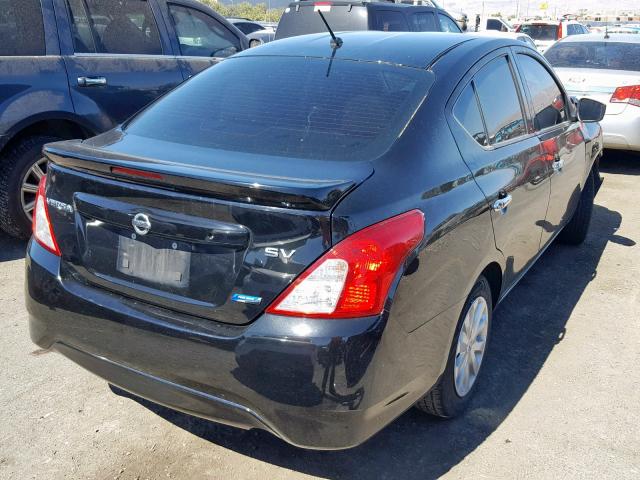 3N1CN7AP0GL878398 - 2016 NISSAN VERSA S BLACK photo 4