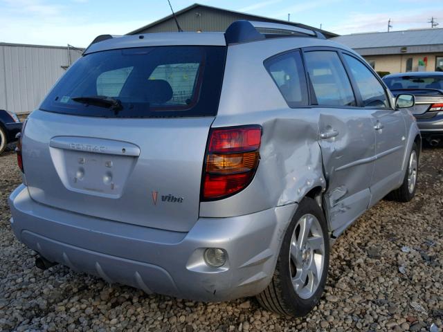 5Y2SL63815Z418364 - 2005 PONTIAC VIBE SILVER photo 4