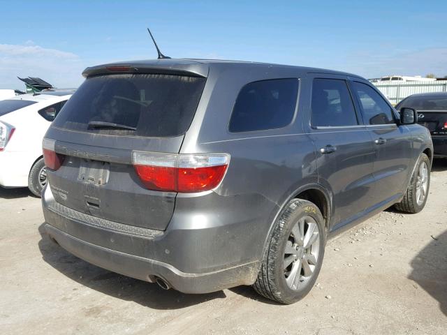 1D4RE3GG0BC693332 - 2011 DODGE DURANGO HE GRAY photo 4