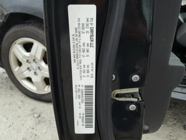 1B3HB48A49D136530 - 2009 DODGE CALIBER SX BLACK photo 10