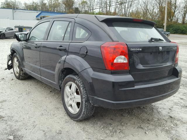 1B3HB48A49D136530 - 2009 DODGE CALIBER SX BLACK photo 3