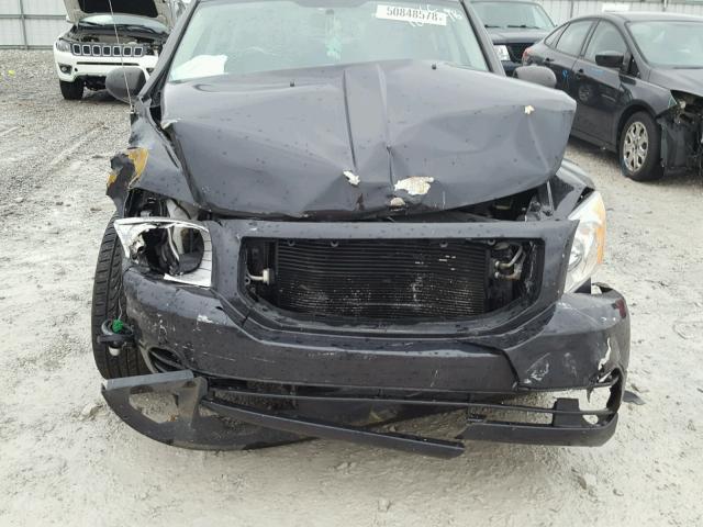 1B3HB48A49D136530 - 2009 DODGE CALIBER SX BLACK photo 9