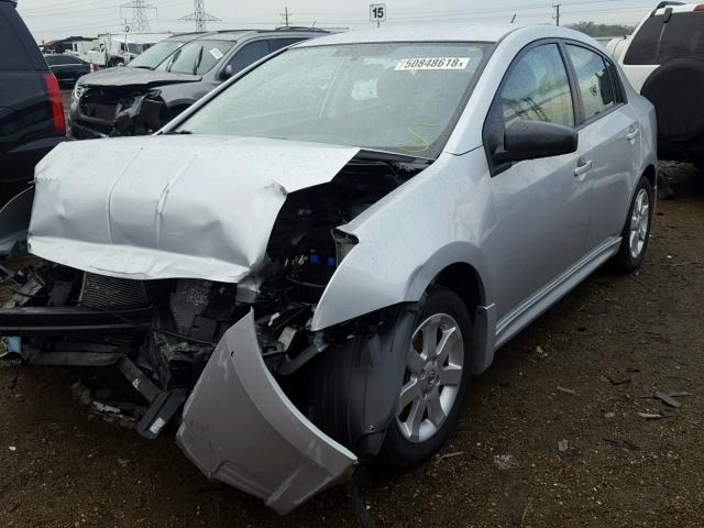 3N1AB6AP2BL639647 - 2011 NISSAN SENTRA 2.0 SILVER photo 2