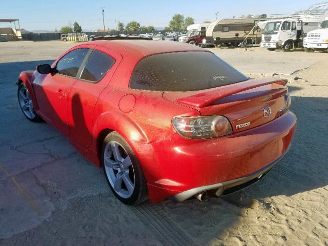 JM1FE173870211880 - 2007 MAZDA RX8 RED photo 3