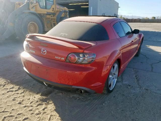 JM1FE173870211880 - 2007 MAZDA RX8 RED photo 4