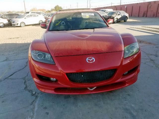 JM1FE173870211880 - 2007 MAZDA RX8 RED photo 9