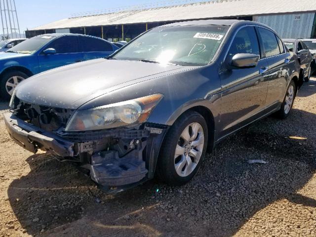 1HGCP36868A060797 - 2008 HONDA ACCORD EXL GRAY photo 2