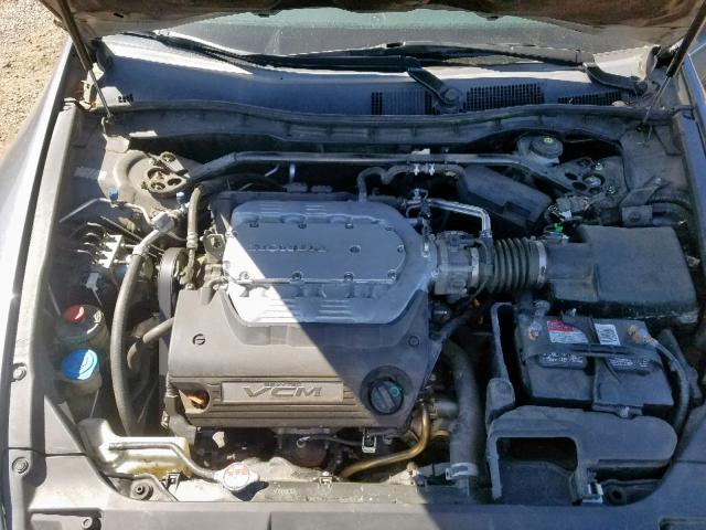 1HGCP36868A060797 - 2008 HONDA ACCORD EXL GRAY photo 7