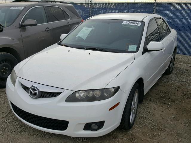 1YVHP80D275M56993 - 2007 MAZDA 6 S WHITE photo 2