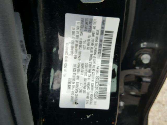 JM3TB2CA4C0361024 - 2012 MAZDA CX-9 BLACK photo 10