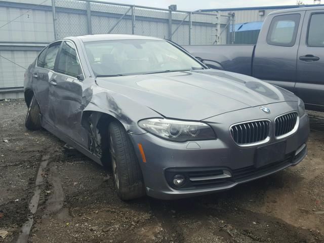 WBA5A7C5XFD623403 - 2015 BMW 528 XI GRAY photo 1