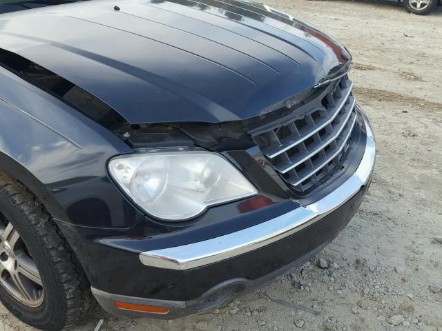 2A8GM68X58R630713 - 2008 CHRYSLER PACIFICA T BLACK photo 9