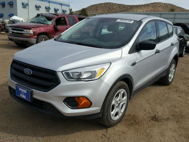 1FMCU0F7XHUD60432 - 2017 FORD ESCAPE S SILVER photo 2