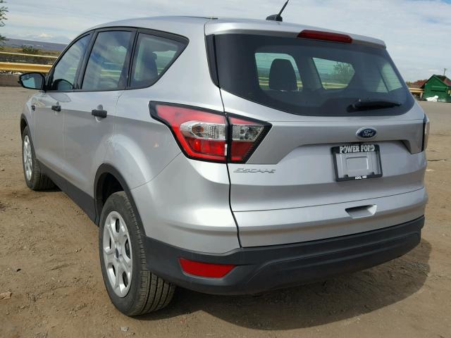 1FMCU0F7XHUD60432 - 2017 FORD ESCAPE S SILVER photo 3