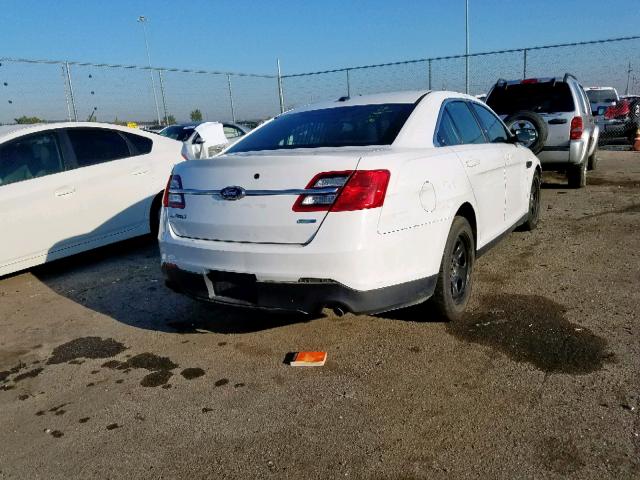 1FAHP2MK7EG138225 - 2014 FORD TAURUS POL WHITE photo 4