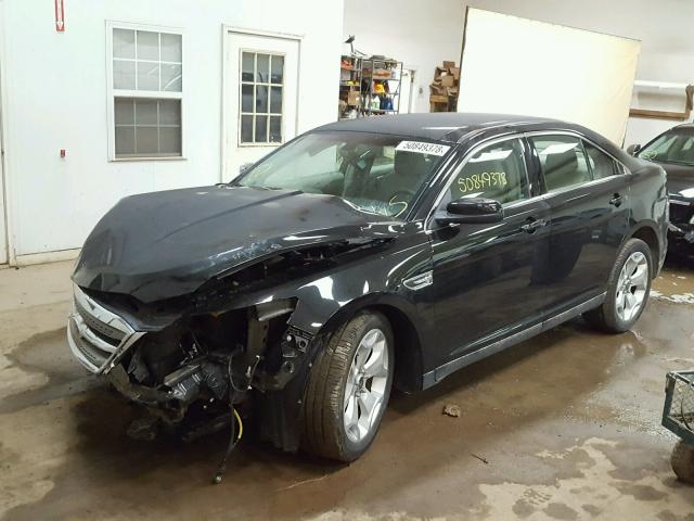 1FAHP2EW4CG144949 - 2012 FORD TAURUS SEL BLACK photo 2