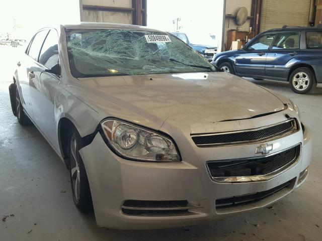 1G1ZC5EU2BF372231 - 2011 CHEVROLET MALIBU 1LT SILVER photo 1