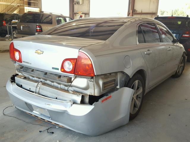 1G1ZC5EU2BF372231 - 2011 CHEVROLET MALIBU 1LT SILVER photo 4