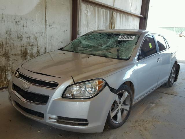 1G1ZC5EU2BF372231 - 2011 CHEVROLET MALIBU 1LT SILVER photo 9