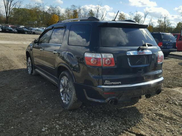 1GKKVTED2BJ320994 - 2011 GMC ACADIA DEN BLACK photo 3