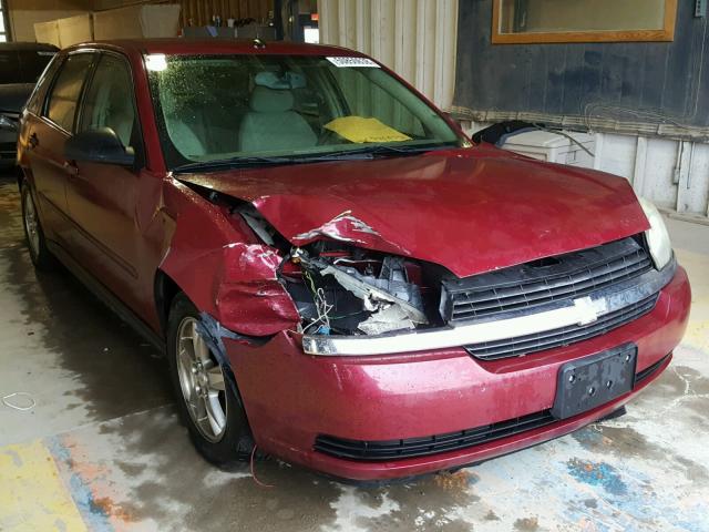 1G1ZT64835F160789 - 2005 CHEVROLET MALIBU MAX მუქწითელი ფოტო 1