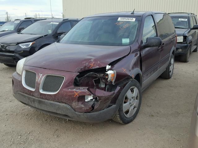 1GMDU03147D134941 - 2007 PONTIAC MONTANA SV BURGUNDY photo 2