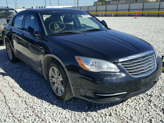 1C3CCBBBXDN654726 - 2013 CHRYSLER 200 TOURIN BLACK photo 1