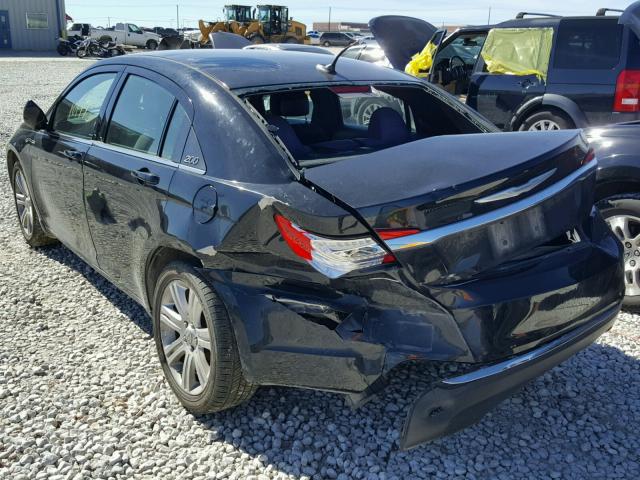 1C3CCBBBXDN654726 - 2013 CHRYSLER 200 TOURIN BLACK photo 3