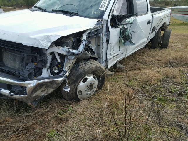 1FT8W3DT5HEC36617 - 2017 FORD F350 SUPER WHITE photo 9