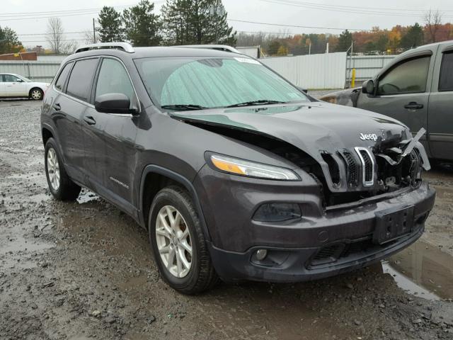 1C4PJMCB9EW242144 - 2014 JEEP CHEROKEE L GRAY photo 1