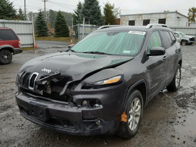 1C4PJMCB9EW242144 - 2014 JEEP CHEROKEE L GRAY photo 2