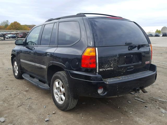 1GKDT13S982137759 - 2008 GMC ENVOY BLACK photo 3