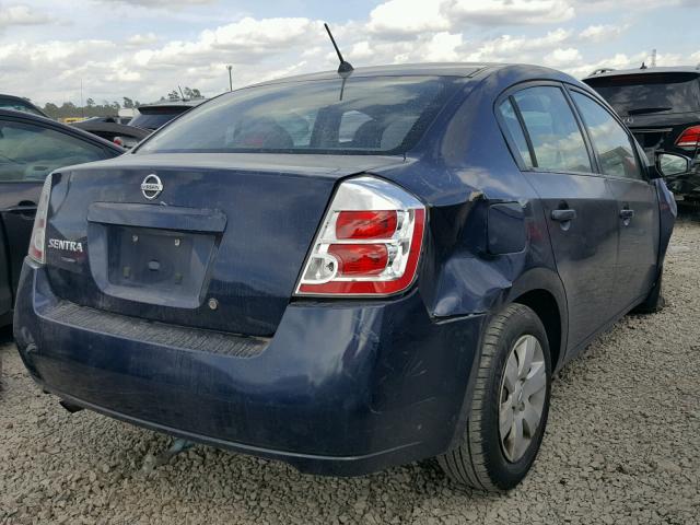 3N1AB61E78L628697 - 2008 NISSAN SENTRA 2.0 BLUE photo 4