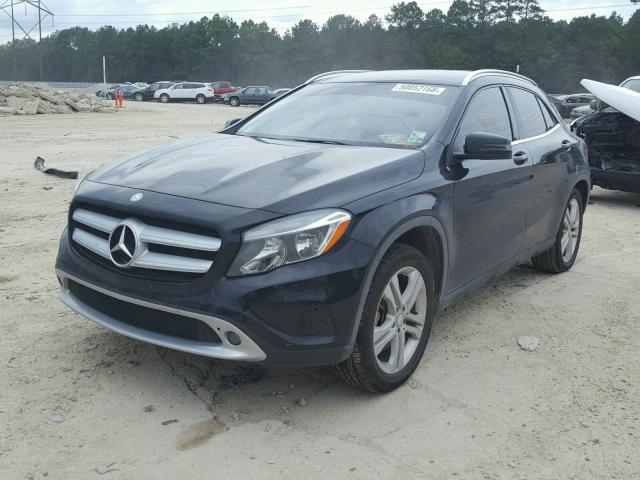 WDCTG4EB6FJ129061 - 2015 MERCEDES-BENZ GLA 250 BLACK photo 2