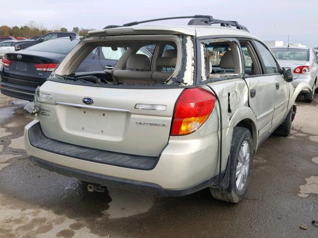 4S4BP61C057345796 - 2005 SUBARU LEGACY OUT SILVER photo 4