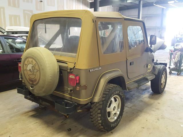 2J4FY49T9KJ164162 - 1989 JEEP WRANGLER / BEIGE photo 4