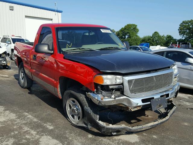 1GTEK14V74Z276270 - 2004 GMC NEW SIERRA RED photo 1