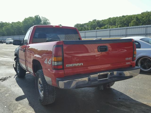 1GTEK14V74Z276270 - 2004 GMC NEW SIERRA RED photo 3