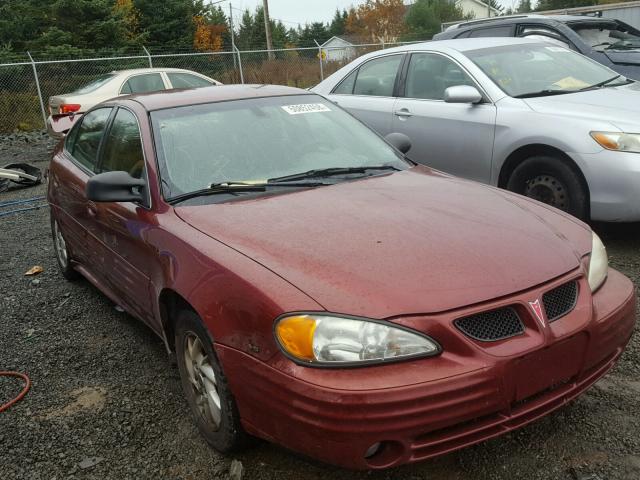 1G2NF52E32C319215 - 2002 PONTIAC GRAND AM S RED photo 1