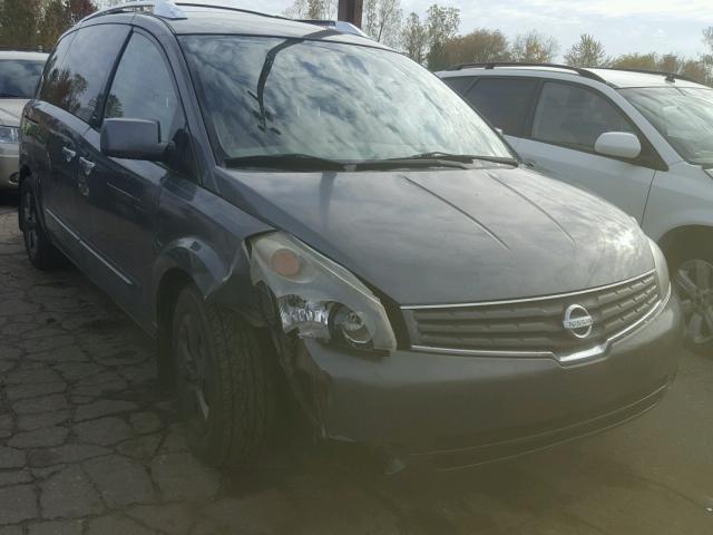 5N1BV28U37N112376 - 2007 NISSAN QUEST S GRAY photo 1