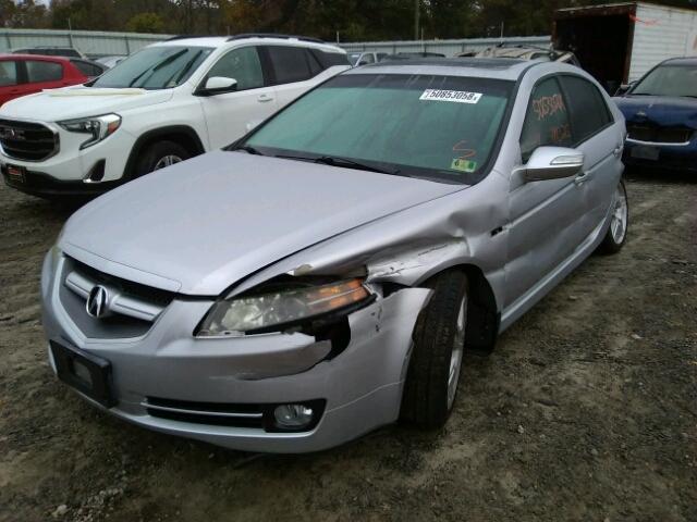 19UUA66217A003389 - 2007 ACURA TL SILVER photo 2