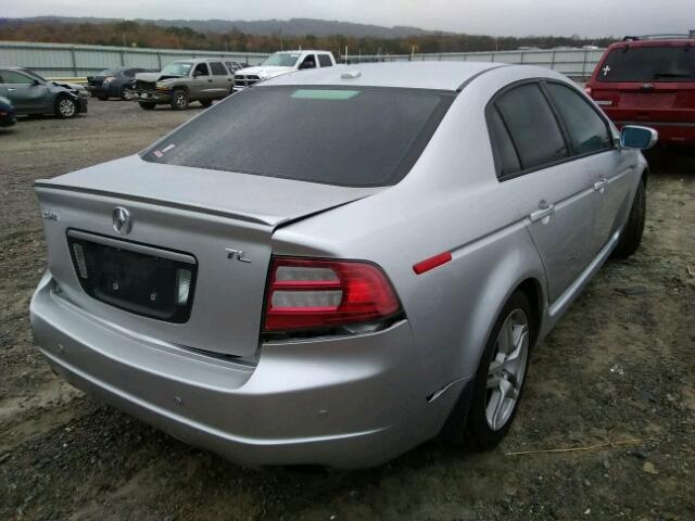 19UUA66217A003389 - 2007 ACURA TL SILVER photo 4