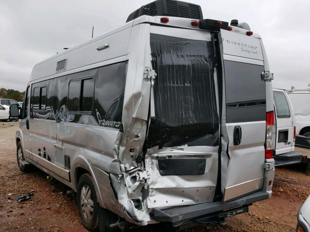 3C6URVJG0HE514148 - 2017 RAM PROMASTER 银色 照片 3