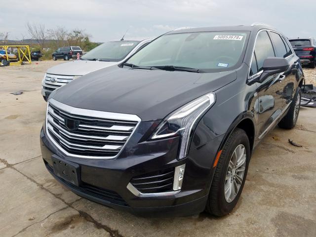 1GYKNBRS2HZ182568 - 2017 CADILLAC XT5 LUXURY CHARCOAL photo 2