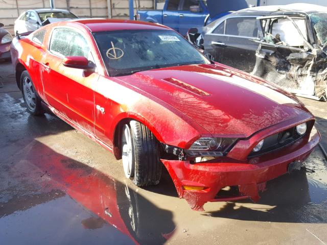 1ZVBP8CF8E5251942 - 2014 FORD MUSTANG GT MAROON photo 1