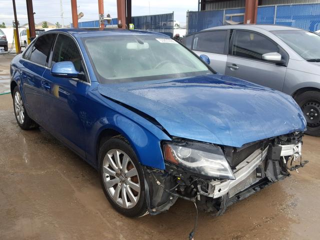 WAULK78K39N008144 - 2009 AUDI A4 3.2 QUA BLUE photo 1